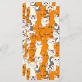 Weiße und Ingwer Katzen Muster grüne Augen blaue A (Vorne/Hinten)