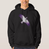 Weiße und Lila Kruge Hoodie (Vorderseite)
