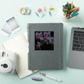 Weiße und lila Orchidee Aufkleber (iPad Hülle)