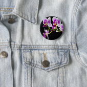Weiße und lila Orchidee Button (Beispiel)