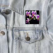 Weiße und lila Orchidee Button (Beispiel)