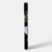 Weiße und lila Orchidee Case-Mate iPhone Hülle (Rückseite / Links)