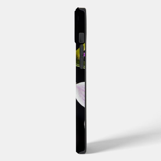 Weiße und lila Orchidee Case-Mate iPhone Hülle (Rückseite / Links)