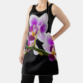 Weiße und lila Orchidee Schürze (InSitu)