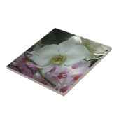 Weiße und Lila Orchideen Fliese (Seite)