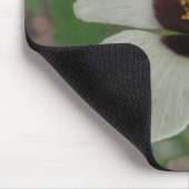 Weiße und Lila Passionsblume Mousepad (Ecke)