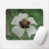 Weiße und Lila Passionsblume Mousepad (Mit Mouse)