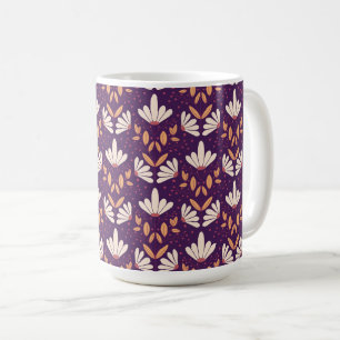 Weiße und lila Traumwelt Tasse