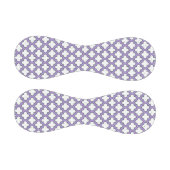 Weiße und Lila Trellis, Gitter, Quatrefolie Baseball (Paneele)