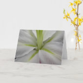 Weiße und Limone Tigerlily Grußkarte Karte (Gelbe Blume)