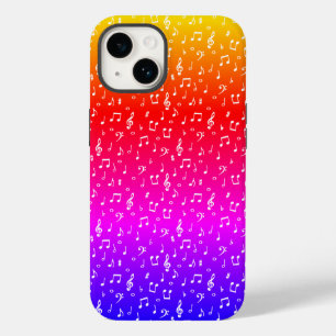 weiße und Regenbogen-Musical Case-Mate iPhone 14 Hülle