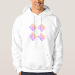 Weiße und rosa Hoodies