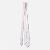 Weiße und rosa Krawatte (Rückseite)