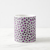 Weiße und rosa Leopardenhaut Kaffeetasse (Mittel)