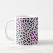 Weiße und rosa Leopardenhaut Kaffeetasse (Links)
