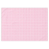 Weiße und rosa Rohrgeflecht-Weberei Tischdecke (Vorderseite (Horizontal))