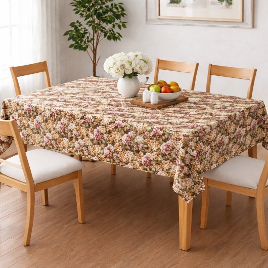 Weiße und rosa Trauben Faux-Häkelarbeit Tischdecke