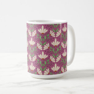 Weiße und rosa Traumwelt Tasse