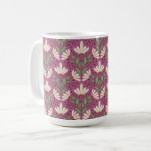 Weiße und rosa Traumwelt Tasse (Vorderseite Links)