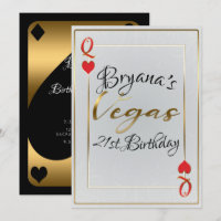 Weiße und rote Königin des Herzens Vegas 21. Gebur