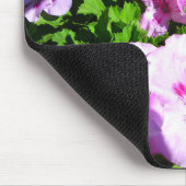 Weiße und rote Lilie Mousepad (Ecke)
