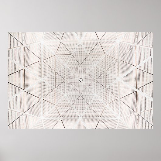 Weiße und schwarze Abbildung Poster (Vorne)