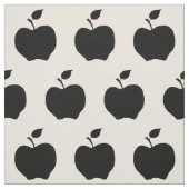 Weiße und schwarze Äpfel Stoff (Muster)