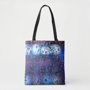 Weiße und schwarze Blumentextilien Tasche