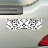 Weiße und schwarze Damaskus Autoaufkleber (Auf Auto)