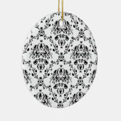 Weiße und schwarze Damaskus Keramik Ornament (Rechts)