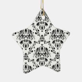 Weiße und schwarze Damaskus Keramik Ornament (Rechts)