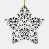 Weiße und schwarze Damaskus Keramik Ornament (Hinten)