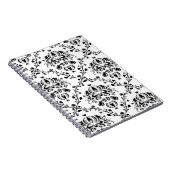 Weiße und schwarze Damaskus Notizblock (Rechte Seite)