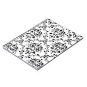 Weiße und schwarze Damaskus Notizblock (Linke Seite)