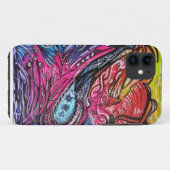 weiße und schwarze Details über Case-Mate iPhone Hülle (Rückseite (Horizontal))