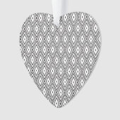 Weiße und schwarze Diamanten Ornament (Vorderseite)
