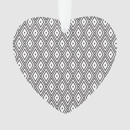 Weiße und schwarze Diamanten Ornament (Vorderseite)