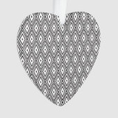 Weiße und schwarze Diamanten Ornament (Vorderseite)