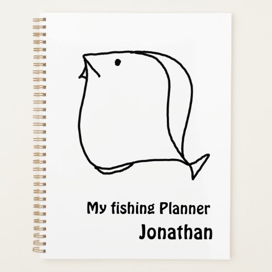 Weiße und schwarze Fische Planer (Vorderseite)