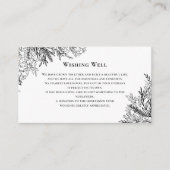 Weiße und schwarze Grüne Hochzeit wünschend gut Begleitkarte (Vorderseite)