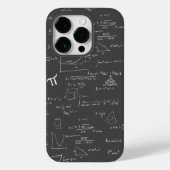 Weiße und schwarze Khalkboard-Mathematik Case-Mate iPhone Hülle (Rückseite)