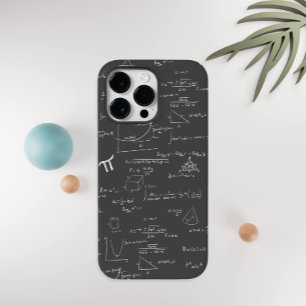 Weiße und schwarze Khalkboard-Mathematik Case-Mate iPhone 14 Pro Hülle