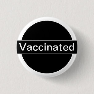 Weiße und schwarze Schutzkappe Button