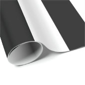 Weiße und schwarze Streifen Geschenkpapier (Rolleneckpunkt)