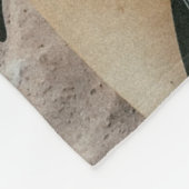 Weiße und schwarze Surfbretter Fleecedecke (Ecke)