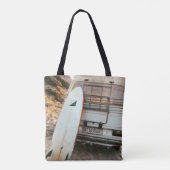 Weiße und schwarze Surfbretter Tasche (Rückseite)
