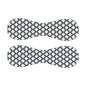 Weiße und schwarze Trellis, Gitter, Quatrefolie Baseball (Paneele)