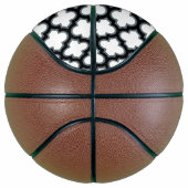 Weiße und schwarze Trellis, Gitter, Quatrefolie Basketball (Rechts)