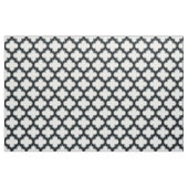 Weiße und schwarze Trellis, Gitter, Quatrefolie Stoff (Fat Quarter (45,7 x 55,9 cm))