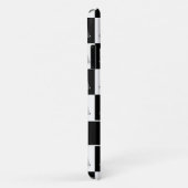 Weiße und schwarze Weihnachtsbäume Case-Mate iPhone Hülle (Hinten/Rechts)